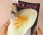 Mousse is a quarterly contemporary arts magazine published in Milan. The cover of the 75th issue – a yellow handprint smeared on an animal’s back – sets the tone for a fantastically tactile collection of works. Stand-out features include a series of Mark McKnight photographs that blur distinctions between shots of the landscape, and highly explicit shots of the male nude. See our video review for the best bits.