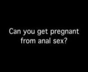 Can You Get Pregnant from Anal Sex? from pregnant anal