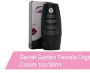 https://www.pinkcherry.com/products/secret-garden-female-orgasm-cream-1oz (PinkCherry US) nhttps://www.pinkcherry.ca/products/secret-garden-female-orgasm-cream-1oz (PinkCherry Canada)nnExcite your Secret Garden with female orgasm enhancing cream by Shunga. This unique creamy formula works to sensitize the entire vaginal area, resulting in more stimulation and pleasure. Just apply a small amount to start, and massage into the outer area of the vagina with the fingertips to experience a cooling or