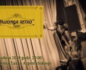 Stowarzyszenie Akademia Tanga Argentyńskiego działa od 1999 roku. Propaguje tango argentyńskie i polskie we wszystkich jego przejawach - jako taniec, muzyka, śpiew, literatura. Od 2013 roku organizowane są doroczne milongi retro, kiedy przenosimy się sto lat wstecz. Ten film pozwala zajrzeć do tego świata. Wraz z nami on wciąż trwa!nW tym roku świętujemy 107 lat tanga w Polsce.nnMUZYKAnnMariola Golińczak :: Toruńn1. Adam Aston - Tango dla Ciebien2. Adam Aston - Znam cię ze snówn3