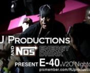 RJ Productions presents E-40 @ V2O Nightclub from v2o