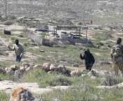 On Thursday morning, 11 February 2021, Fatima a-Nawaj’ah (45), a resident of Khirbet Susiya, was grazing her flock on pastureland about 500 meters south of her village. Suddenly, the security coordinator of the settlement of Susiya arrived and ordered her to leave the area. When she refused, he returned to the settlement. At that point, two settlers arrived and began throwing stones at her from a position near a military tower, where a soldier was posted on that day. Several residents who hear