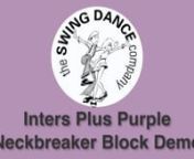 This video is about SDC Inters Plus Purple - Neckbreaker Block Demo