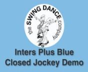 This video is about SDC Inters Plus Blue - Closed Jockey Demo
