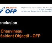 Jacques Chauvineau conclut la 11 ème journée Ofp