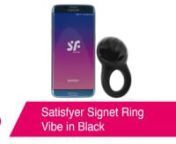 https://www.pinkcherry.com/products/satisfyer-signet-ring-vibe (PinkCherry US)nhttps://www.pinkcherry.ca/products/satisfyer-signet-ring-vibe (PinkCherry Canada)nn--nnSay, are you considering giving your partner a ring? No, not THAT kind of ring (although, congrats, if you are!) relax! We&#39;re talking about the cock ring, a classic sex toy perfect for the two of you to enjoy together. Now, if you&#39;re planning to put a cock ring on it/them sometime soon, we&#39;ve got just the one! Please meet a brand ne