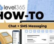 Learn how to use Chat and SMS Messaging within the Level365 Web App. Chat is messaging between your co-workers and is included with your service. SMS is available for a nominal monthly price per user by contacting Level365 Support. Both Chat and SMS offer the ability to include MMS by including pictures, GIFs, Emoji&#39;s, audio files, or videos.