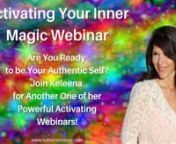 Are you ready to activate your inner magic? Do you know you carry within you the magic you have utilized in many of your lifetimes? This magic has been suppressed in your cellular memory and DNA that had been distorted for thousands of years.nnIn this webinar, Keleena will remove what has been shown in downloads as a time machine. These are connected to each person&#39;s bodies for eons of time. This download came in December 2021 after she finished gridwork in Mexico.She has shown this illustra