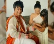 AWWW! Sunny Leone &amp; daughter Nisha Weber tying rakhi with concentration will steal your heart. Sunny Leone and her family always win hearts on the internet with their adorable videos and photos. Today in this video, we can see mother-daughter duo Sunny Leone and Nisha Weber tying rakhi to family friend fashion designer Rohit K Verma. Watch this video to know more.