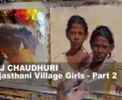 The second part of my instructional painting video Rajasthani Village Girls is now available on mfa.studio. It is a subscription based site with a lot of amazing painters that you get access to for the same fee.