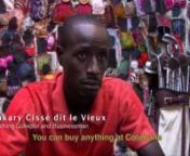 Trailer for feature length documentary film entitled, Market Imaginary (2012). The film considers the many ways that Colobane Market is embedded in its neighborhood, city and the broader imagination of Dakar’s residents. Famous as a crossroads, the market is characterized by the Wolof saying,