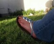 My friend Adriana told me that her feet were dry! Do you see that?