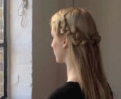 Hair Stylist Elbie Van Eeden shows Dashing how to style an &#39;S&#39; plait half up hair style. nnSoundtrack - Brigitte Bardot - Contact by Booka Shade