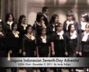 LISDA Choir on December 3, 2011.n@Colony High School - Ontario California.