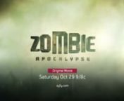 We designed and ani­mated the title cards and end page logo for the promo of Zom­bie Apoc­a­lypse one of SyFy’s Orig­i­nal Movies. The movie aired as part of SyFy’s 31 Days of Halloween.nnWe are Justin McClure Creative http://justinmcclure.com, a creative studio in Wichita, Kansas specializing in motion design, broadcast animation, video production and new media technologies. We are designers, animators, creatives and one hell of a fun team to work with. Our portfolio includes work fro