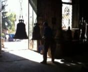 The concert for testing bells in Fonderie Marinelli, the anciest bell factory in the world in Agnone