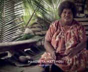 Respected Fijian Masi artist Makereta Matemosi was asked to create a Masi for Fiji Airways. The film documents Makereta at her home studio in Lami, Suva creating the artwork and finally revealing the new Brandmark for the new airline, created with FutureBrand which features the Teteva symbol. Note: In mid-2013, Air Pacific will officially re-launch as Fiji Airways.nnCredits:nMakereta Matemosi and familynAir Pacific (soon to be Fiji Airways)nDesign partner: FutureBrandnFilming, editing, post prod