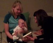 3.5 months - Ella's Story time with Grandama from grandama