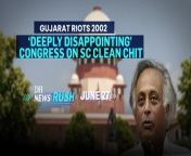 The Supreme court has given 16 rebel MLAs time until July 11th to file their response towards the disqualification. Opposition candidate Yashwant Sinha has filed his nomination for the 16th presidential election. The congress party said the Supreme Court judgment which upheld the clean chit given by the SIT to Modi on Gujarat riots cases is &#92;