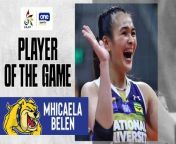 UAAP Player of the Game Highlights: Bella Belen provides the bite for Lady Bulldogs vs. Tigresses from blonde bella