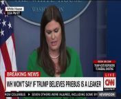Huckabee Sanders Nails Press for not Covering New Russia Dossier