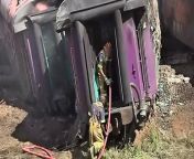 A passenger train carrying people home after the holidays slammed into a truck in rural South Africa on Thursday, killing at least 18 people and injuring about 260 others, authorities said.