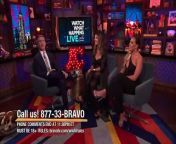 Dolores Catania from #RHONJ is asked by a WWHL caller if she can say three nice things about Danielle Staub and Teresa Giudice says which former