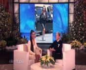 Kim Kardashian West divulged to Ellen that sometimes her husband Kanye West gets upset over revealing photos she posts on social media.