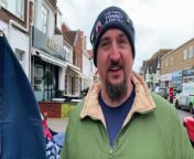Adrian Palmer (41) from Gosport, and his dog Charlie will spend the weekend camping out in the woods without food as part of The Great Tommy Sleep Out. for the Royal British Legion.