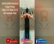❌ CUBAN PRESS ✔️ &#60;br/&#62;Best SHOULDERS Exercise &#60;br/&#62;#heermlgangaputra #naturalbodybuilding #workout #exercise #fitness #gym #bodybuilding #muscle #training #tips #viral #trending
