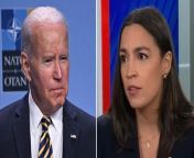 Alexandria Ocasio-Cortez backed Biden as &#39;one of the most successful presidents in modern history&#39;.Source: CNN