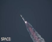 NASA has released views of several angles of SpaceX Starship’s second test flight. The massive rocket launched from SpaceX&#39;s Starbase facility in South Texas.&#60;br/&#62;&#60;br/&#62;Credit: NASA &#60;br/&#62;Music: The Alabaster Coast by Hanna Lindgren / courtesy of Epidemic Sound