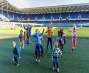 Children have revealed their dream &#39;stadium of the future&#39; - including drones delivering refreshments and light-up balls. &#60;br/&#62;&#60;br/&#62;Former Scotland and Gloucester player Rory Lawson, and current Scotland woman’s international Coreen Grant, listened as kids enthused about seeing water slides to get around stadiums - as the country has plenty of rain anyway. &#60;br/&#62;&#60;br/&#62;It comes after a poll, of 500 children aged six to 10, found talking robots which serve drinks and slides to help you get around the arena quicker featured on the list of things they’d want to see. &#60;br/&#62;&#60;br/&#62;Others want ice cream machines in every stand (34 per cent) and milkshake fountains (22 per cent). &#60;br/&#62;&#60;br/&#62;It also emerged 69 per cent want grounds to be environmentally friendly - with solar panels, energy-efficient lighting and re-used rainwater as standard. &#60;br/&#62;&#60;br/&#62;And 63 per cent would like to learn more about how sports and stadiums can do their bit to help the planet. &#60;br/&#62;&#60;br/&#62;The results of the study, by OnePoll, were released as Scottish Gas team up with Scottish Rugby to tackle carbon emissions, with plans to decarbonise Scottish Gas Murrayfield - and create a stadium fit for the future. &#60;br/&#62;&#60;br/&#62;The partnership is also providing rugby clubs across Scotland with access to funding to make sustainable improvements to clubhouses, reduce their carbon footprint and save on energy bills. &#60;br/&#62;&#60;br/&#62;Former Scottish Rugby star Rory Lawson, who chatted to children about the topic during a tour of Scottish Gas Murrayfield, said: “I really enjoyed hearing all the creative ideas from the kids on what stadiums could look like. I’m not sure if we’ll see robot waiters and glow-in the dark balls any time soon, but it’s brilliant that they think sustainability should play such a major role in the future of this fantastic ground.”&#60;br/&#62;&#60;br/&#62;Other future-tech kids would like to see brought in include stadiums that can morph their shape for different sports (22 per cent). &#60;br/&#62;&#60;br/&#62;While one in three (32 per cent) would be interested in seats offering virtual reality, so people can feel like they’re on the pitch. &#60;br/&#62;&#60;br/&#62;It also emerged 63 per cent of the children questioned, via OnePoll, want to learn more about how sports and stadiums can be more environmentally friendly. &#60;br/&#62;&#60;br/&#62;Meanwhile eight in 10 youngsters try to do things in their everyday life which have a positive impact on the environment. &#60;br/&#62;&#60;br/&#62;And while 77 per cent wish they could do more to help the planet, 65 per cent already make sure they’re on top of their recycling and 59 per cent take care never to litter. &#60;br/&#62;&#60;br/&#62;More than half (57 per cent) have their own refillable water bottle, and 54 per cent make sure to turn off the tap while brushing their teeth. &#60;br/&#62;&#60;br/&#62;Exactly six in 10 children have been taken to a stadium to watch a sporting match in real life, with 35 per cent of those who haven’t, up for watching a game of rugby in the future. &#60;br/&#62;&#60;br/&#62;And 36 per cent of all kids would be more likely to want to go watch a live rugby match if the stadium was up to scratch from an eco-standpoint. &#60;br/&#62;&#60;br/&#62;Rory Lawson added: “Sport has an amazing power to influence society and inspire positive change, so by teaming up with Scottish Gas to make one of the world’s most iconic stadiums more sustainable, we’re teaching young people how important it is to preserve the environment. &#60;br/&#62;&#60;br/&#62;“Whether it&#39;s minimising waste, embracing sustainable materials, or reducing our carbon footprint, we can set an example now and help achieve a greener future.&#92;