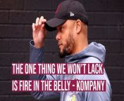 Burnley boss Vincent Kompany feels his side have the right mentality as they look to gather much needed points in the final 13 games of the season.