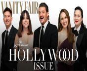 Charles Melton, Natalie Portman, Colman Domingo, Greta Lee, Pedro Pascal, Da’Vine Joy Randolph, Jodie Comer, Jenna Ortega, Lily Gladstone and Barry Keoghan are quite the star-studded group. For this year&#39;s Vanity Fair Hollywood Issue, each actor was asked burning questions about working in Hollywood, which actors they get mistaken for and so much more. What genre of film did Jenna always want to try? Does Lily Gladstone remember her first audition? What is Barry Keoghan&#39;s favorite line from one of his characters? Natalie Portman’s gown by Rick Owens; sandals by Jimmy Choo; ear clips from Mahnaz Collection; bracelet by Van Cleef &amp; Arpels. Pedro Pascal’s suit by Tom Ford; shirt and tie by Charvet; boots by John Lobb. Colman Domingo’s suit by Alexander McQueen; shirt by Brioni; boots by John Lobb; tie by Ralph Lauren Purple Label. Jodie Comer’s dress by Balenciaga Couture; earrings by Maria Tash. Lily Gladstone’s clothing and shoes by Saint Laurent by Anthony Vaccarello; earrings by Chanel Fine Jewelry. Greta Lee’s clothing and shoes by Gucci; cuff by Chanel Fine Jewelry; ear clips by Belperron. Charles Melton’s suit by Richard James Savile Row; shirt and tie by Charvet; shoes by John Lobb. Da’Vine Joy Randolph’s gown by LaQuan Smith. Jenna Ortega’s gown by Alaïa. Barry Keoghan’s suit by Gucci; shirt by Brioni; tie by Ralph Lauren Purple Label; boots by John Lobb.For details, go to VF.com/credits.