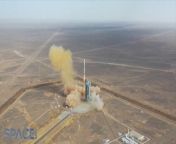China’s Long March 4C rocket launched the Yaogan-34 04 satellite from the Jiuquan Satellite Launch Center.&#60;br/&#62;The rocket sheds insulation tiles during launch, a normal occurrence. &#60;br/&#62;&#60;br/&#62;Credit: Space.com &#124; footage courtesy: China Central Television (CCTV) &#124; edited by Steve Spaleta