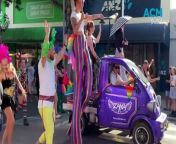 More than 60 floats streamed along Wagga&#39;s main street for the 2024 Wagga Mardi Gras parade on March 9, 2024.