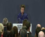During a speech at the Global Fraud Summit at Guildhall, London, Princess Anne said, “Fraudsters themselves and society need to understand more clearly how much damage can be done this way”. &#60;br/&#62; &#60;br/&#62; Report by Ajagbef. Like us on Facebook at http://www.facebook.com/itn and follow us on Twitter at http://twitter.com/itn
