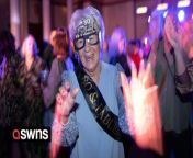 Hundreds of middle-aged revellers took the dance floor at the weekend amid a growing trend for day-time discos - including a woman celebrating her 80th birthday.&#60;br/&#62;&#60;br/&#62;Around800 ageing ravers flocked to Vicky McClure&#39;s Day Fever event at Sheffield City Hall&#39;s ballroom venue in South Yorks,. on Saturday to dance - and be home by 9pm.&#60;br/&#62;&#60;br/&#62;The party was created by actress Vicky McClure, her husband Jonny Owen, Reverend and the Makers frontman Jon McClure, his brother Chris and their friend Jim O’Hara.&#60;br/&#62;&#60;br/&#62;The first event was in Sheffield in December last year and since then, thousands of over 30s have attended events across the UK.&#60;br/&#62;&#60;br/&#62;Partygoers spend the afternoon dancing to classic disco hits including &#39;Just Can&#39;t Get Enough&#39; by Depeche Mode and &#39;The Only Way Is Up&#39; by Yazz.&#60;br/&#62;&#60;br/&#62;They can even grab a bite to eat while they are dancing - as pizza, burgers, chicken and chips and cheesy chips are all on the menu.&#60;br/&#62;&#60;br/&#62;Irene Barber celebrated her 80th birthday at the event alongside daughter Rachel and niece Emma. &#60;br/&#62;&#60;br/&#62;Speaking as she was queuing for the disco, Irene said: &#92;