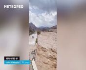 In recent hours, several ravines have overflowed near the border with the Arab Emirates, which have also been affected by serious flooding.