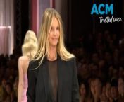 Australian supermodel Elle Macpherson made her first runway appearance in over a decade at the Melbourne Fashion Festival.