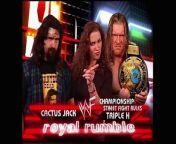WWE.Royal.Rumble.2000.Triple H vs. Mick Foley is a very interesting match&#60;br/&#62;تربل اتش ضد ميك فولي مباراة ممتعة جد ا