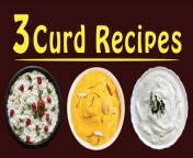 #instantchutney #sweetandsourchutney #tamarindchutney&#60;br/&#62;Learn 3 Very Tasty &amp; Easy To Make Curd Dishes Kitchen Queen Chef Garima Gupta. &#60;br/&#62;1. Shrikhand 00:12&#60;br/&#62;2. Hung Curd Dip 04:30&#60;br/&#62;3. Curd Rice 07:51&#60;br/&#62;&#60;br/&#62;curd recipes,curd dishes,3 curd recieps,3 curd dishes,dahi ki sabzi,shrikhand recipe,shrikhand recipe in hindi,hung curd dip recipe,how to make hung curd,f3 studioz,gg&#39;s platter,chef garima gupta,curd recipes by garima gupta,shrikhand recipe easy,curd dip sauce,curd rice in south indian style,how to make masru anna,how to make curd rice,dahi chawal,dahi ki recipe,shrikhand,mishti doi recipe,curd sweet dish,curd sweet recipe,how to make curd sauce&#60;br/&#62;&#60;br/&#62;Presenting GG&#39;s Platter, an unique cookery show with a superb blend of Instant Recipes, Culinary Expert Tips, Fun &amp; Amusement with the - winner of MALLIKA e KITCHEN 2012 (&#92;