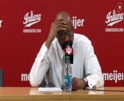 Indiana basketball coach Mike Woodson met with the media after the Hoosiers&#39; thrilling 65-64 win over Michigan State on Sunday. Here is the full video of his postgame press conference, plus the written transcript.