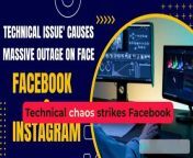 Technical Chaos Strikes Facebook! &#60;br/&#62;&#60;br/&#62;In a shocking turn of events, a massive &#39;technical issue&#39; sent shockwaves across the internet, bringing down Facebook, Instagram, Messenger, and Threads for hours.Users were left in a frenzy, questioning the very fabric of the online world: Is Facebook down?&#60;br/&#62;Tune in to Trending News for in-depth coverage, analysis, and updates on the latest developments in the world of technology. Don&#39;t forget to like, share, and subscribe for more breaking news updates!#FacebookDown #TechnicalIssue #TrendingNews