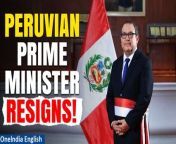 In a stunning development, Peru&#39;s Prime Minister resigns following the emergence of a controversial audio recording. Get the latest details on this unfolding political scandal and its potential impact on Peru&#39;s government. Stay informed with our comprehensive coverage. &#60;br/&#62; &#60;br/&#62;#Peru #PeruNews #PeruPM #PeruvianPrimeMinister #AlbertoOtarola #AlbertoOtarolaResigns #PeruPMResigns #PeruPMAudioLeak #Oneindia &#60;br/&#62;&#60;br/&#62;~PR.274~