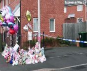 Fresh tributes at the scene of the tragic death of Shay Kang, Rowley Regis.