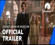 A Gentleman In Moscow, An adaptation of Amor Towles’ internationally best-selling novel, follows Count Alexander Rostov, played by Emmy Award winning actor Ewan McGregor in the aftermath of the Russian Revolution, finds that his gilded past places him on the wrong side of history. Spared immediate execution, he is banished by a Soviet tribunal to an attic room in the opulent Hotel Metropol, threatened with death if he ever sets foot outside again. As the years pass and some of the most tumultuous decades in Russian history unfold outside the hotel’s doors, Rostov’s reduced circumstances provide him entry into a much larger world of emotional discovery. As he builds a new life within the walls of the hotel, he discovers the true value of friendship, family and love.&#60;br/&#62;&#60;br/&#62;Welcome to a mountain of entertainment from Paramount+ UK &amp; Ireland, the streaming service that’s always worth watching. With blockbuster movies, new originals and exclusive series. Plus, a whole world of iconic drama, action, reality, comedy, documentaries and kids shows, there’s something for everyone.