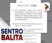 ‘No Permit, No Exam Prohibition Act’ ,‘New Philippine Passport Act’ at ‘Phl Salt Industry Development Act’, pinagtibay ni PBBM&#60;br/&#62;