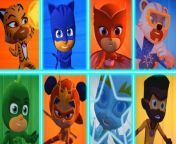 PJ Masks Power Heroes: Mighty Alliance All Characters & Powers (PS5) from pinay mask threesome